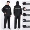 Bộ đồ mưa polyester phản chiếu, dày, chống gió lạnh, thời trang unisex - Giá 128k 4