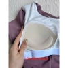 Bộ đồ tập gym nữ 2 món: Croptop dây lưng + quần ôm body mút đệm tôn dáng - 287k 6