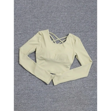 Bộ đồ tập gym nữ 2 món: Croptop dây lưng + quần ôm body mút đệm tôn dáng - 287k 9 Bộ đồ tập gym nữ 2 món: Croptop dây lưng + quần ôm body mút đệm tôn dáng - 287k 9