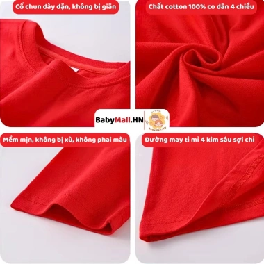 Bộ Đồ Tết Bính Ngọ 2.026 cho Bé Trai & Bé Gái - Set Dài Tay Thun Cotton BABYMALL, Giá 179.200₫ 2