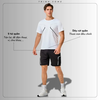 Bộ Đồ Thể Thao Nam Nữ Set Chạy Bộ Gym, Không Bai Nhão, Bền, Mát Mẻ, Co Dãn 4 chiều