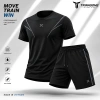Bộ Đồ Thể Thao Nam Nữ Set Chạy Bộ Gym, Không Bai Nhão, Bền, Mát Mẻ, Co Dãn 4 chiều 10