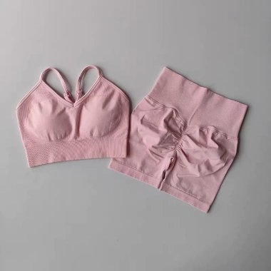 Bộ Đồ Thể Thao Nữ Cao Cấp Yoga Gym Tracksuit Quần Short - Giá ưu đãi 170.950₫