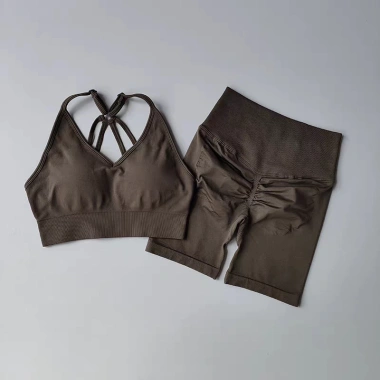 Bộ Đồ Thể Thao Nữ Cao Cấp Yoga Gym Tracksuit Quần Short - Giá ưu đãi 170.950₫ 4 Bộ Đồ Thể Thao Nữ Cao Cấp Yoga Gym Tracksuit Quần Short - Giá ưu đãi 170.950₫ 4