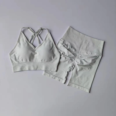 Bộ Đồ Thể Thao Nữ Cao Cấp Yoga Gym Tracksuit Quần Short - Giá ưu đãi 170.950₫