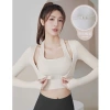 Bộ Đồ Yoga Gym Nữ Dài Tay 2 Món - Thun Lạnh, Mút Đệm, Set Thể Thao Thu Đông, Đạp Xe, Pickleball - 157.999₫