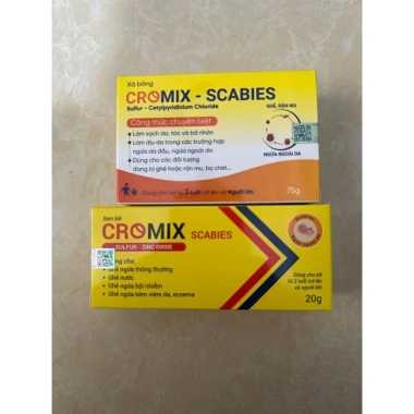 Bộ đôi Cromix trị ghẻ, ký sinh trùng, chấy rận rệp - Hiệu quả nhanh, chỉ 85.000₫