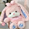 Bộ Đôi Gấu Bông Thỏ Hồng & Teddy Nâu Mắt Sao - Mềm Mại Dễ Thương, Quà Bé Gái 2