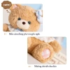 Bộ Đôi Gấu Bông Thỏ Hồng & Teddy Nâu Mắt Sao - Mềm Mại Dễ Thương, Quà Bé Gái 3