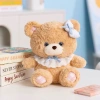 Bộ Đôi Gấu Bông Thỏ Hồng & Teddy Nâu Mắt Sao - Mềm Mại Dễ Thương, Quà Bé Gái 6