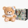 Bộ Đôi Gấu Bông Thỏ Hồng & Teddy Nâu Mắt Sao - Mềm Mại Dễ Thương, Quà Bé Gái 9
