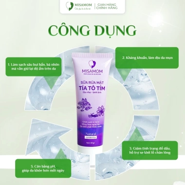 Bộ đôi Misamom chăm sóc da: Kem dưỡng da mặt & Sữa rửa mặt Diếp cá - Giá chỉ 121.000đ 5