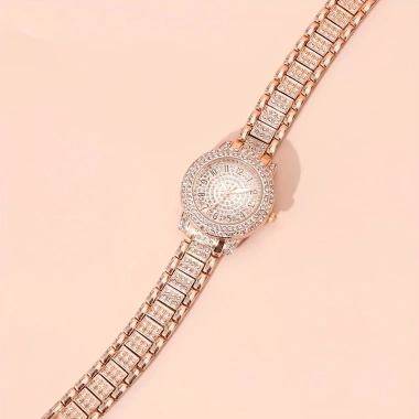Bộ đồng hồ nữ thời trang đính đá 2 chiếc và vòng tay quartz - Giá ưu đãi 81,400₫ 5 Bộ đồng hồ nữ thời trang đính đá 2 chiếc và vòng tay quartz - Giá ưu đãi 81,400₫ 5