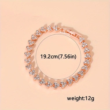 Bộ đồng hồ nữ thời trang đính đá 2 chiếc và vòng tay quartz - Giá ưu đãi 81,400₫