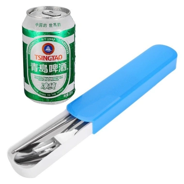 Bộ Đũa Muỗng Nĩa Inox hộp tiện lợi du lịch - Giá 25.000đ, inox bền, nhẹ, an toàn