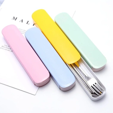 Bộ Đũa Muỗng Nĩa Inox Hộp Tiện Lợi Du Lịch Văn Phòng - Giá Chỉ 19.000 4