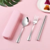 Bộ Đũa Muỗng Nĩa Inox Hộp Tiện Lợi Du Lịch Văn Phòng - Giá Chỉ 19.000 7