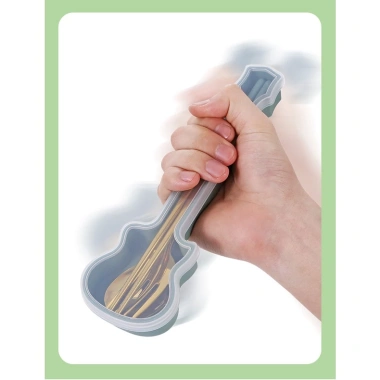 Bộ Đũa Muỗng Nĩa Thép Không Gỉ 304 Hình Đàn Guitar - Sang Trọng, Bền Đẹp, Giá 71.610 VND 6