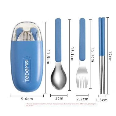 Bộ Dụng Cụ Du Lịch 3 Cái Inox Tháo Rời - Muỗng Nĩa Đũa, Ăn Trưa Ngoài Trời 2 Bộ Dụng Cụ Du Lịch 3 Cái Inox Tháo Rời - Muỗng Nĩa Đũa, Ăn Trưa Ngoài Trời 2