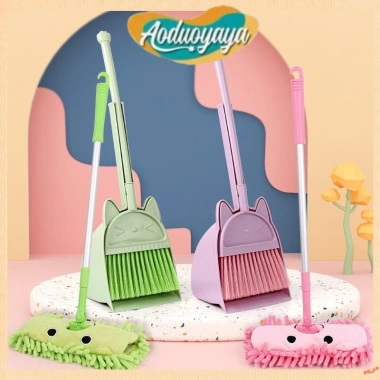 Bộ dụng cụ lau nhà cho bé Aoduoyaya - Quét dọn, dạy kỹ năng làm việc nhà, giảm 22%