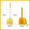 Bộ dụng cụ lau nhà cho bé Hàn Quốc - chổi vịt + hót rác mini, cây lau ABS an toàn, giảm còn 74.999đ 5