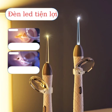 Bộ dụng cụ lấy ráy tai cao cấp LED an toàn - Thiết kế thông minh, dễ dùng, giảm giá 165k 4