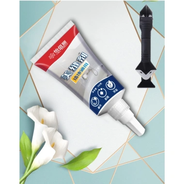 Bộ Dụng Cụ Miết Keo Silicon 2 Đầu 5 Trong 1 Dao Cạo, Cắt Keo, Chà Ron Mạch Đa Năng 8