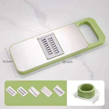 Bộ Dụng Cụ Nạo Rau Củ Quả 5 Lưỡi Dao Inox 304 Không Gỉ - Đa Năng, Giá Ưu Đãi 31.500 VND