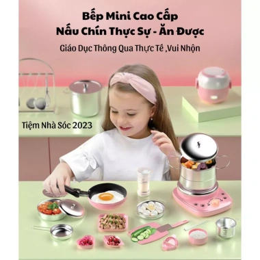 Bộ Dụng Cụ Nhà Bếp Mini Inox 304 Không Gỉ An Toàn Cho Bé - Giá Ưu Đãi 245k - Tiệm Nhà Sóc