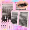 Bộ dụng cụ nối mi DIY, mi chùm mềm tự nhiên 9-16mm, kèm keo dán, tẩy trang, giá ưu đãi 118.800₫ 8