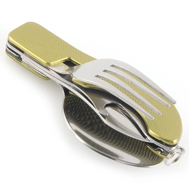 Bộ Dụng Cụ Saber Lv1 - Dao Nĩa, Thìa, Khui Nắp Chai, Scraper 4 Chức Năng 2