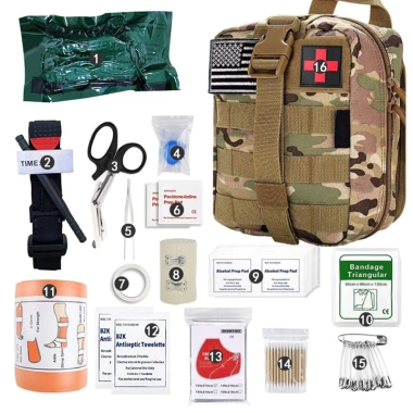 Bộ dụng cụ sơ cứu IFAK EMT Molle – Sinh tồn ngoài trời, du lịch ô tô, giảm 18%