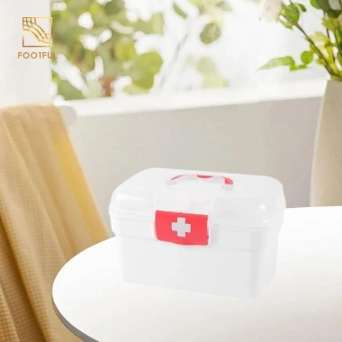 Bộ dụng cụ sơ cứu lớn, hộp y tế chống bụi, hộp thuốc - Giá ưu đãi 117.700 VND 7