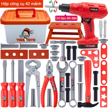 Bộ Dụng Cụ Trẻ Em 68/55 Mô Phỏng Sửa Chữa Khoan Điện Cho Bé Trai - Giá ưu đãi 71.540đ