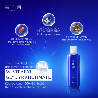 Bộ Dưỡng Trắng Da Sekkisei - Cấp Ẩm, Làm Sáng, Ngăn Da Thô - Giá 999.000₫