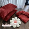 Bộ ga gối 3 món nỉ nhung sữa cao cấp Otama Bedding - 1m6,1m8,2m, giá ưu đãi 389k 7