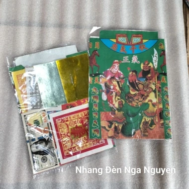 Bộ Giấy Cúng Tết Nhỏ Đất Đai Thần Tài Ông Táo Giao Thừa - 4.900 dong (giảm 5.880)