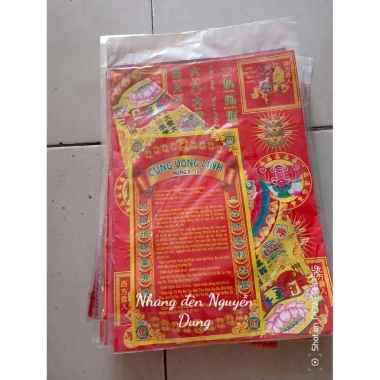 Bộ Giấy Cúng Tết - Ông Táo, Giao Thừa, Cô Hồn, Cúng Xe, Đất Đai, Chiến sĩ - 6.300đ