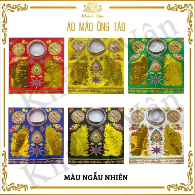 Bộ giấy kẹo Thèo Lèo cúng Ông Táo áo, mão, hài (nhỏ) - Siêu tiết kiệm, giá chỉ 50.000đ, giảm mạnh, đồ cúng truyền thống cho tiệc gia đình đặc biệt