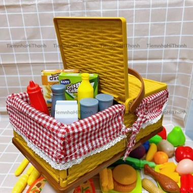 Bộ Giỏ Đồ Chơi Picnic 103 Chi Tiết Mô Phỏng Thực Phẩm - Dã Ngoại Xinh Xắn, Giá 325.000₫ 7 Bộ Giỏ Đồ Chơi Picnic 103 Chi Tiết Mô Phỏng Thực Phẩm - Dã Ngoại Xinh Xắn, Giá 325.000₫ 7