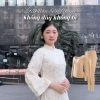 Bộ giữ nhiệt nữ Pier No5 áo dài hương hoa sơn trà - Khóa nhiệt tăng 5°C, Santony 4