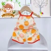 Bộ Hai Dây Thun Tăm Lạnh Cute Thơáng Mát Cho Bé Gái 4-15Kg Freeship Voucher Giá 23.200đ 8