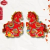 Bộ Hình Dán Đôi Bính Ngọ Tết 2.026 - Thần Tài, Tiên Đồng, Ngựa Mã 3D, Thỏ Sồi, Size 30-60cm Giá chỉ 35.000đ 4