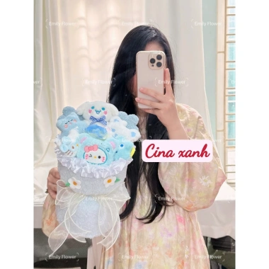 Bó hoa gấu bông Loppy Melody Kuromy Kirby – Quà tặng bạn gái Valentine, sinh nhật, giảm 20%