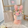 Bó hoa len 3 bông tai thỏ Soap Flower - Quà sinh nhật người yêu - 250.000 VND 8