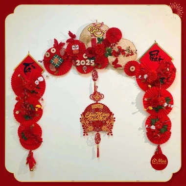 Bộ HỎA TỐC Trang trí Tết 2.026 - Decor không gian xuân, giá chỉ 150.000 VNĐ