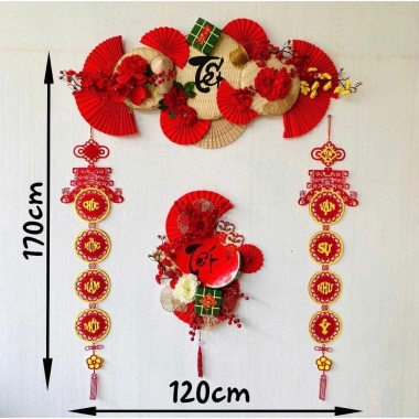 Bộ HỎA TỐC Trang trí Tết 2.026 - Decor không gian xuân, giá chỉ 150.000 VNĐ