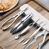 Bộ hộp 7 dụng cụ ăn hải sản inox cao cấp - Cua, Ghẹ, Sò, Ngão, Tôm, Hùm đa năng 2