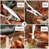 Bộ hộp 7 dụng cụ ăn hải sản inox cao cấp - Cua, Ghẹ, Sò, Ngão, Tôm, Hùm đa năng 3