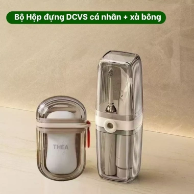 Bộ hộp đựng bàn chải & kem đánh răng du lịch, hộp xà bông cục có nắp - THEA giảm giá 44.068₫ 8